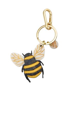 Solar Eclipse Solar Eclipse Hand-painted Honey Bee Bag Charm & Keychain