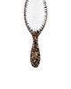 Solar Eclipse Solar Eclipse Hand-painted Leopard Bow Acetate 2-1 Daily Hair Brush - 2