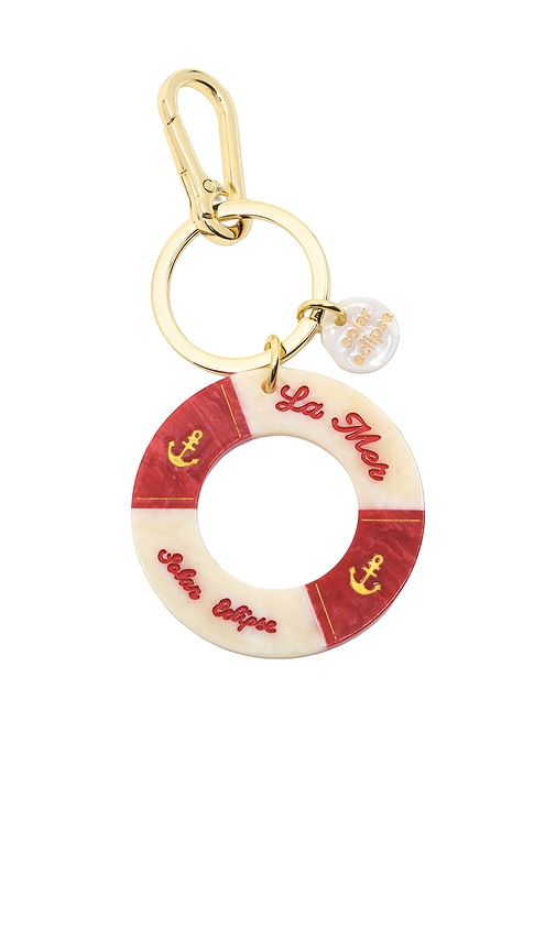 Solar Eclipse Solar Eclipse Hand-painted Lifesaver Bag Charm & Keychain