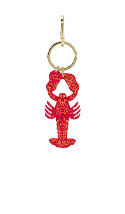 Solar Eclipse Solar Eclipse Hand-painted Lobster Bag Charm + Keychain