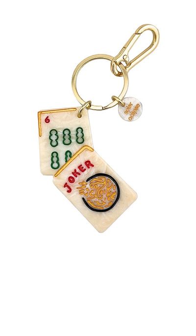 Solar Eclipse Solar Eclipse Hand-painted Mahjong Bag Charm + Keychain
