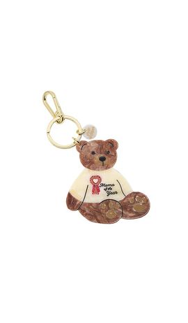 Solar Eclipse Solar Eclipse Hand-Painted Mama Bear Bag Charm & Keychain