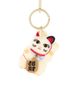 Solar Eclipse Solar Eclipse Hand-Painted Maneki-Neko Cat Bag Charm & Keychain - 1