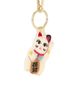 Solar Eclipse Solar Eclipse Hand-Painted Maneki-Neko Cat Bag Charm & Keychain - 2