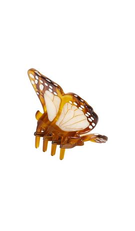 Solar Eclipse Solar Eclipse Hand-Painted Mini Boho Monarch Claw Hair Clip