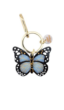 Solar Eclipse Solar Eclipse Hand-painted Monarch Bag Charm & Keychain