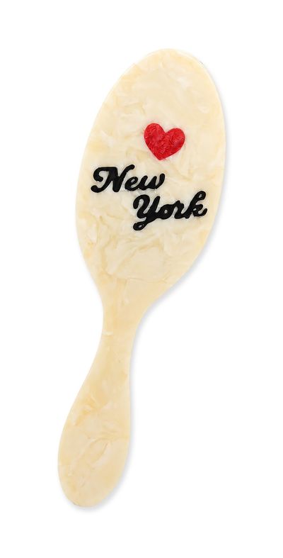 Solar Eclipse Solar Eclipse Hand-Painted New York Amazing Hair Day Brush Cream One
