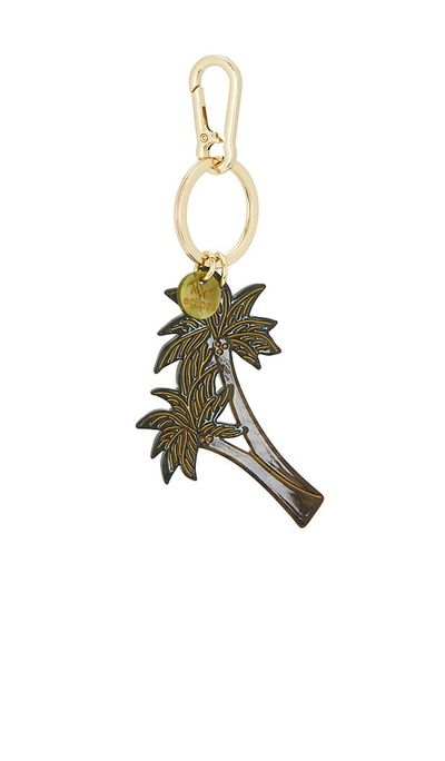 Solar Eclipse Solar Eclipse Hand-painted Palm Trees Bag Charm + Keychain