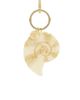 Solar Eclipse Solar Eclipse Hand-painted Spiral Shell Bag Charm & Keychain - 1