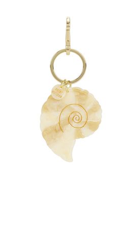 Solar Eclipse Solar Eclipse Hand-painted Spiral Shell Bag Charm & Keychain