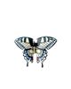 Solar Eclipse Solar Eclipse Hand-painted Swallowtail Butterfly Claw Hair Clip - 1