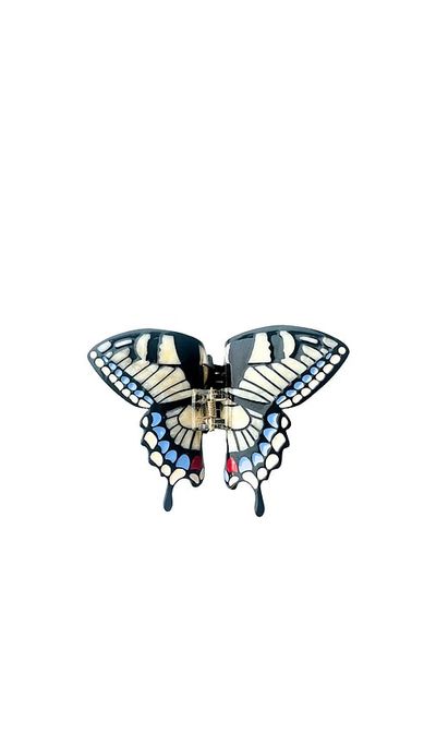 Solar Eclipse Solar Eclipse Hand-painted Swallowtail Butterfly Claw Hair Clip