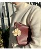 Solar Eclipse Solar Eclipse Handmade Origami Gardenia Flower Bag Charm + Keychain - 2