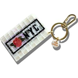 Solar Eclipse Solar Eclipse NYC Subway Key Chain