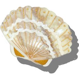Solar Eclipse Solar Eclipse Seashell Hair Claw Clip