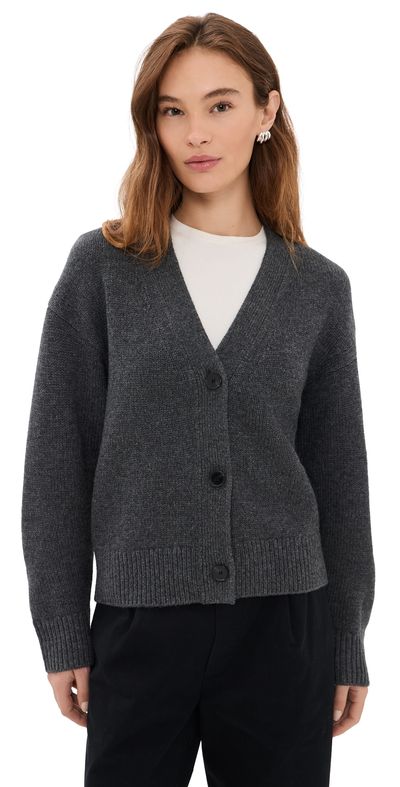 Sold Out NYC Sold Out NYC The Cashmere Signature Cardigan Charcoal