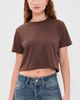 Sold Out NYC Sold Out NYC The Cropped Perfect Tee Chocolate - 2