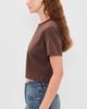 Sold Out NYC Sold Out NYC The Cropped Perfect Tee Chocolate - 4