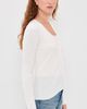 Sold Out NYC Sold Out NYC The Ribbed Favorite Cardigan In Cream Cream - 4
