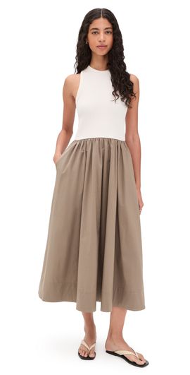Sold Out NYC Sold Out NYC The RSVP Dress In Cream and Stone Cream & Stone