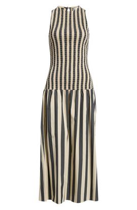 Solid & Striped Solid & Striped Arlin Smocked Midi Dress