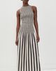 Solid & Striped Solid & Striped The Arlin Dress Noir/Khaki Stripe - 2