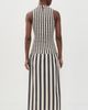 Solid & Striped Solid & Striped The Arlin Dress Noir/Khaki Stripe - 3