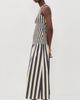 Solid & Striped Solid & Striped The Arlin Dress Noir/Khaki Stripe - 4