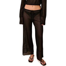 Solid & Striped Solid & Striped The Athena Stripe Wide Leg Cover-Up Pants