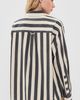 Solid & Striped Solid & Striped The Avril Button Down Shirt Noir/Khaki Stripe - 3