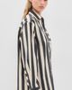Solid & Striped Solid & Striped The Avril Button Down Shirt Noir/Khaki Stripe - 4