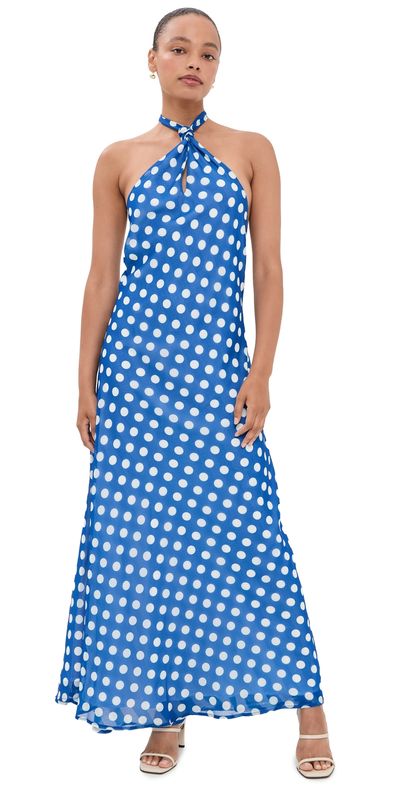 Solid & Striped Solid & Striped The Brisa Dress Blue Stripe/Dot