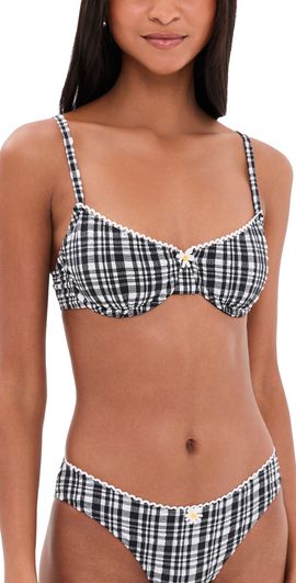 Solid & Striped Solid & Striped The Daphne Bikini Top Noir
