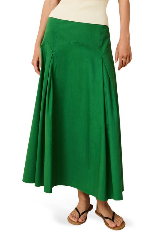 Solid & Striped Solid & Striped The Gael Pleated Maxi Skirt