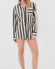 Solid & Striped Solid & Striped The Lester Shorts Noir/Khaki Stripe - 5