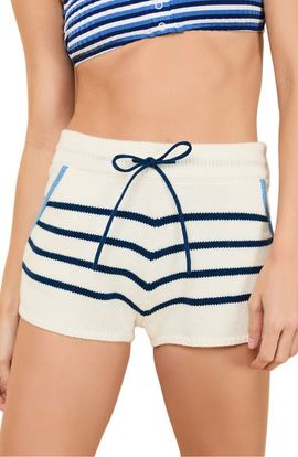 Solid & Striped Solid & Striped The Louisa Tie Waist Sweater Shorts