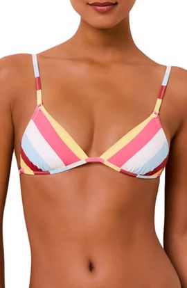 Solid & Striped Solid & Striped The Lulu Stripe Triangle Bikini Top
