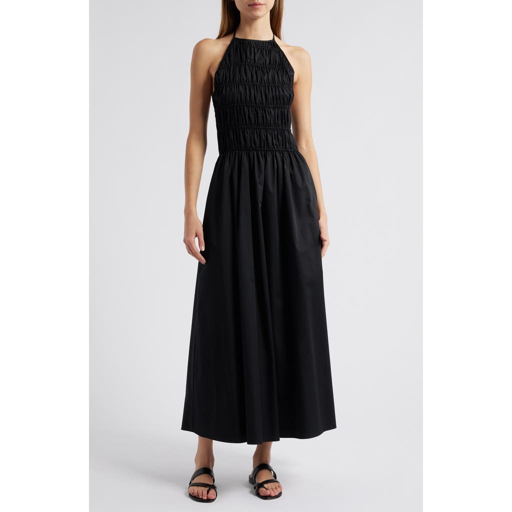 Solid & Striped Solid & Striped The Meira Halter Neck Cotton Sundress