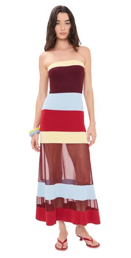 Solid & Striped Solid & Striped The Nola Dress Sng/Cra/Nf/Dab Stripe