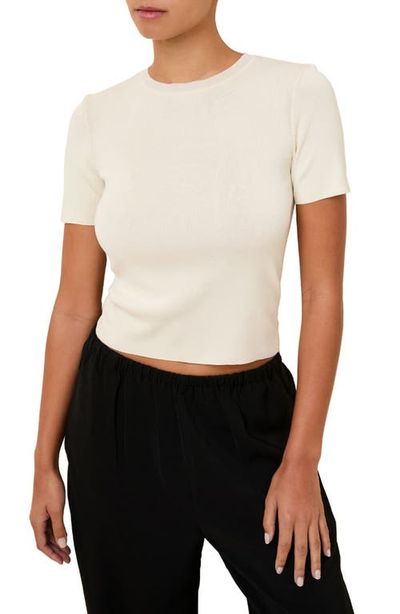 Solid & Striped Solid & Striped The Riada Crewneck Crop Knit Top
