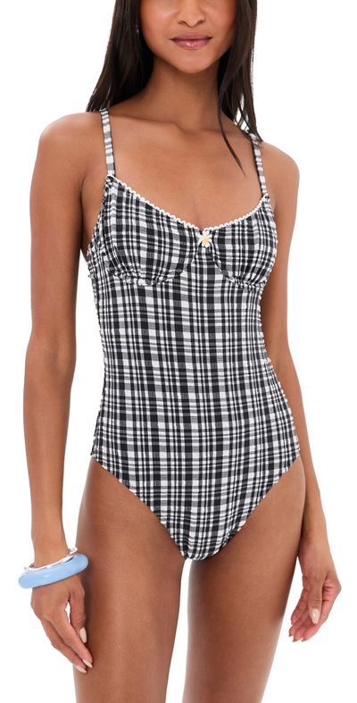Solid & Striped Solid & Striped The Taylor One Piece Swimsuit Noir