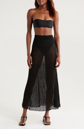 Solid & Striped Solid & Striped The Theresa Semisheer Cover-Up Maxi Skirt