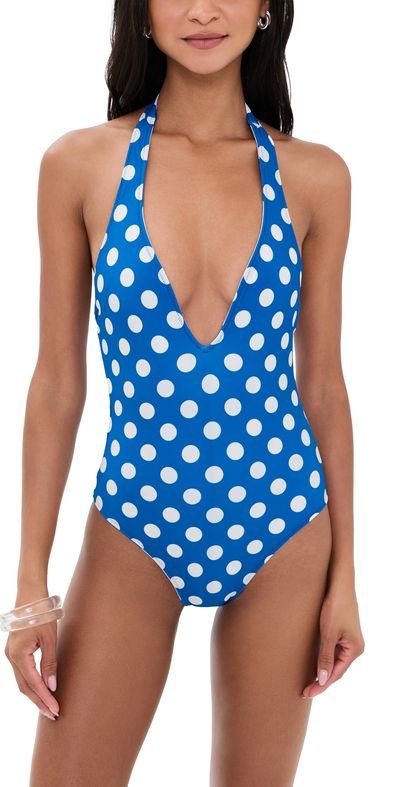 Solid & Striped Solid & Striped The Willow Reversible One-Piece Swimsuit Olympian Blue