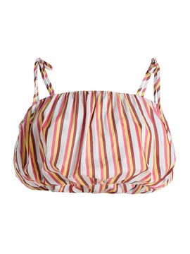 Solid & Striped Women's The Ivy Striped Bubble Crop Top