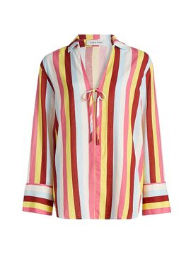 Solid & Striped Women's The Livia Stripe Linen-Blend Tunic