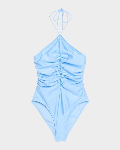 Solid and Striped The Mina Halter One-Piece Swimsuit