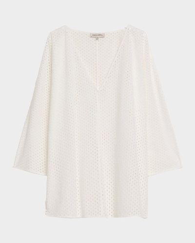 Solid and Striped The Samara Eyelet Tunic Coverup