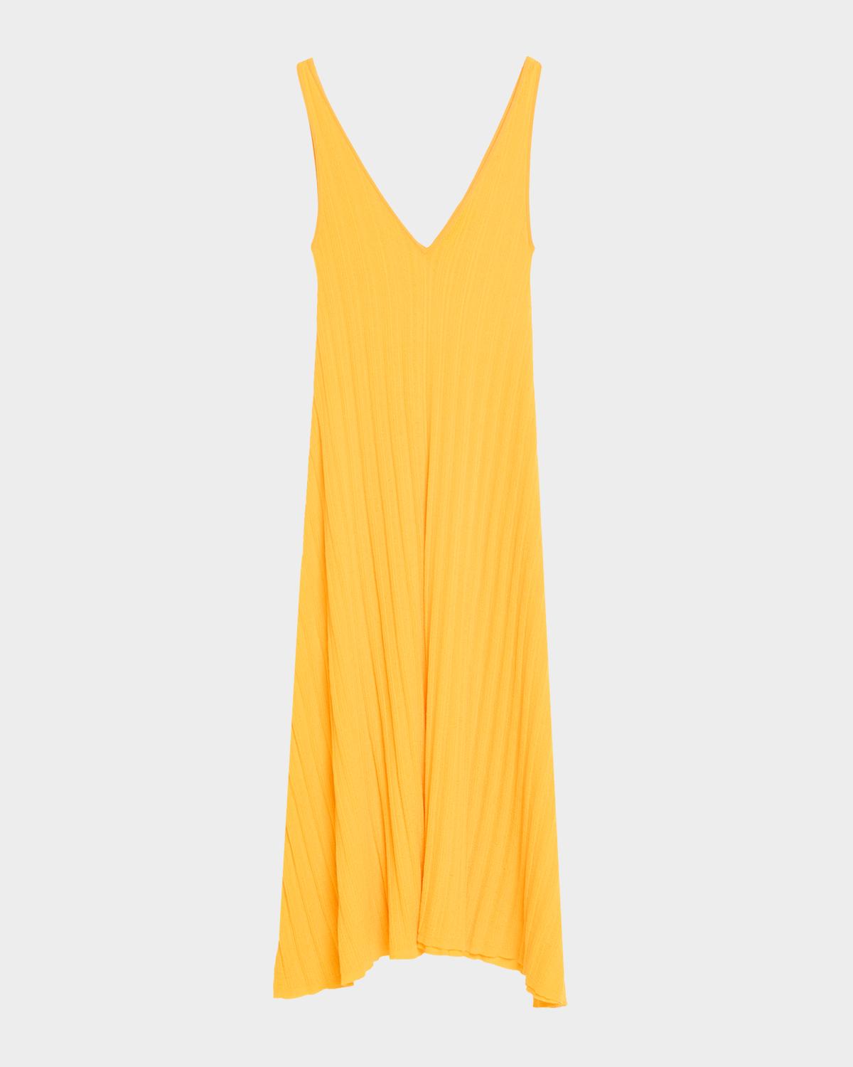 Solid and Striped The Velmira Ribbed Coverup Midi Dress