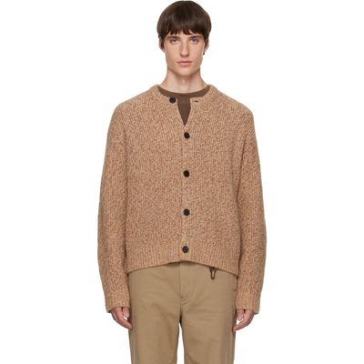 Solid Homme Solid Homme Beige Wool Button Cardigan