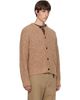 Solid Homme Solid Homme Beige Wool Button Cardigan - 2